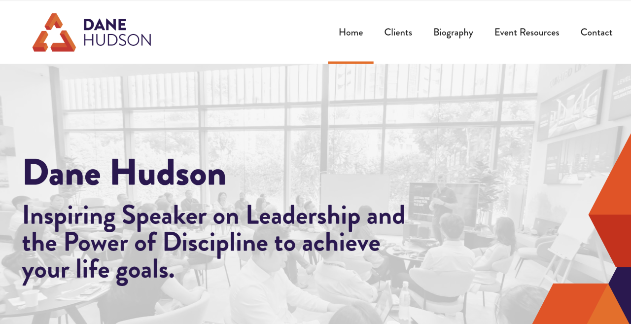 Dane Hudson now available for Keynote Speeches